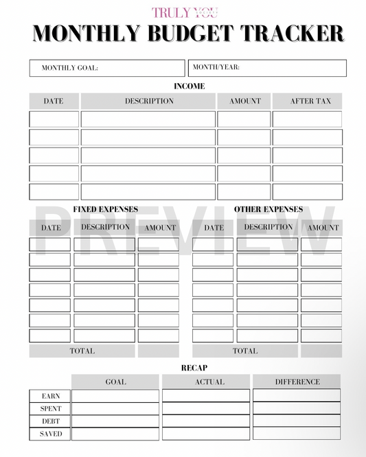 TYS - Budget Tracker