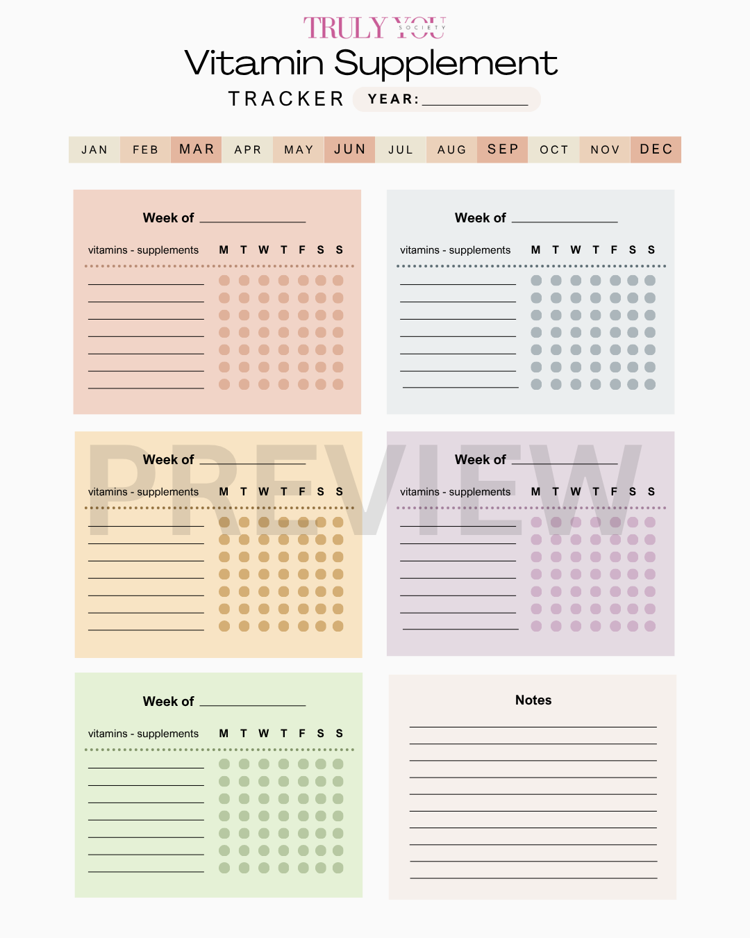 TYS - The Supplement Tracker