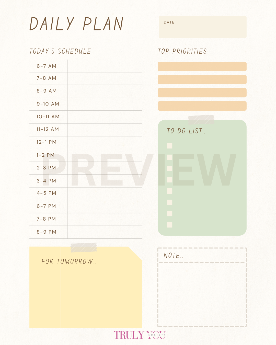 TYS - The Daily Planner