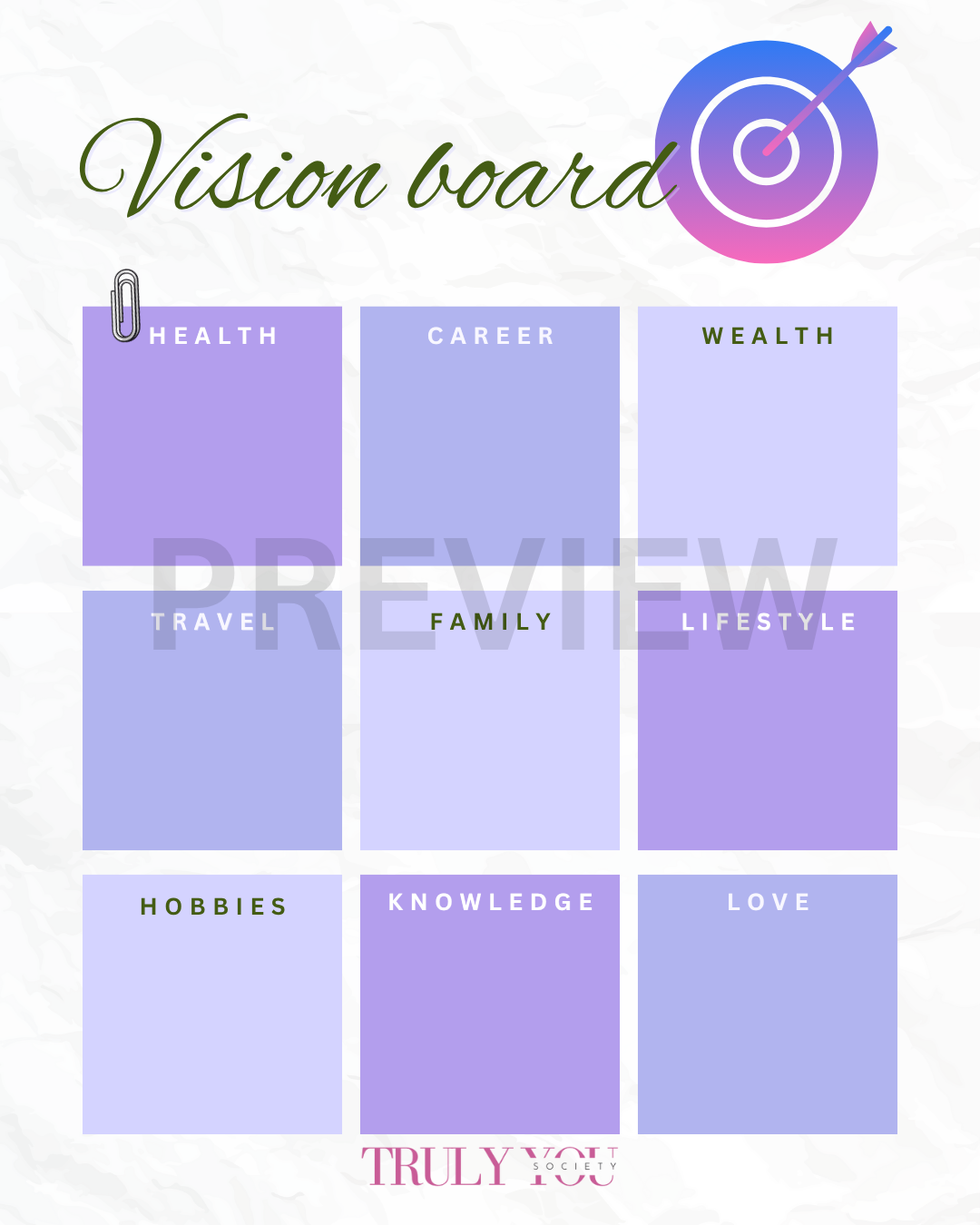 TYS - Vision Board Template