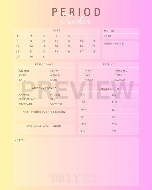 TYS - Period Tracker