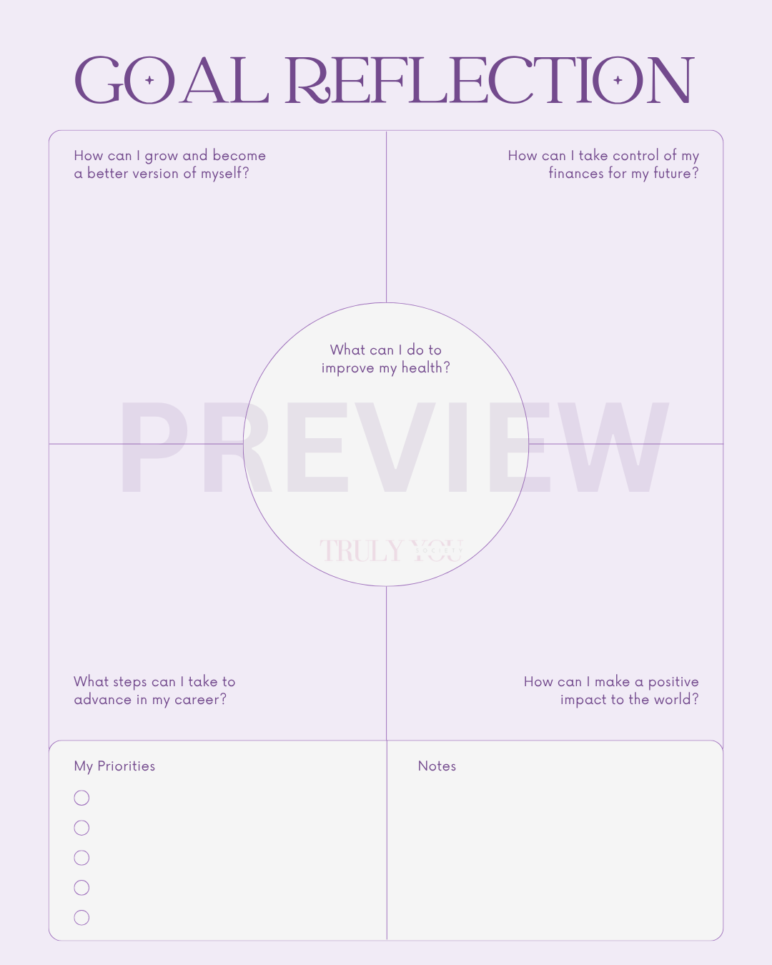 TYS - Goal Reflection Sheet