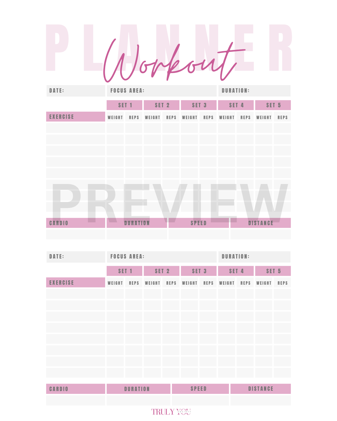 TYS - Workout Planner 2