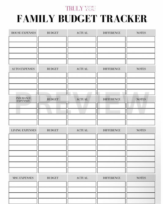 TYS - Family Budget Tracker