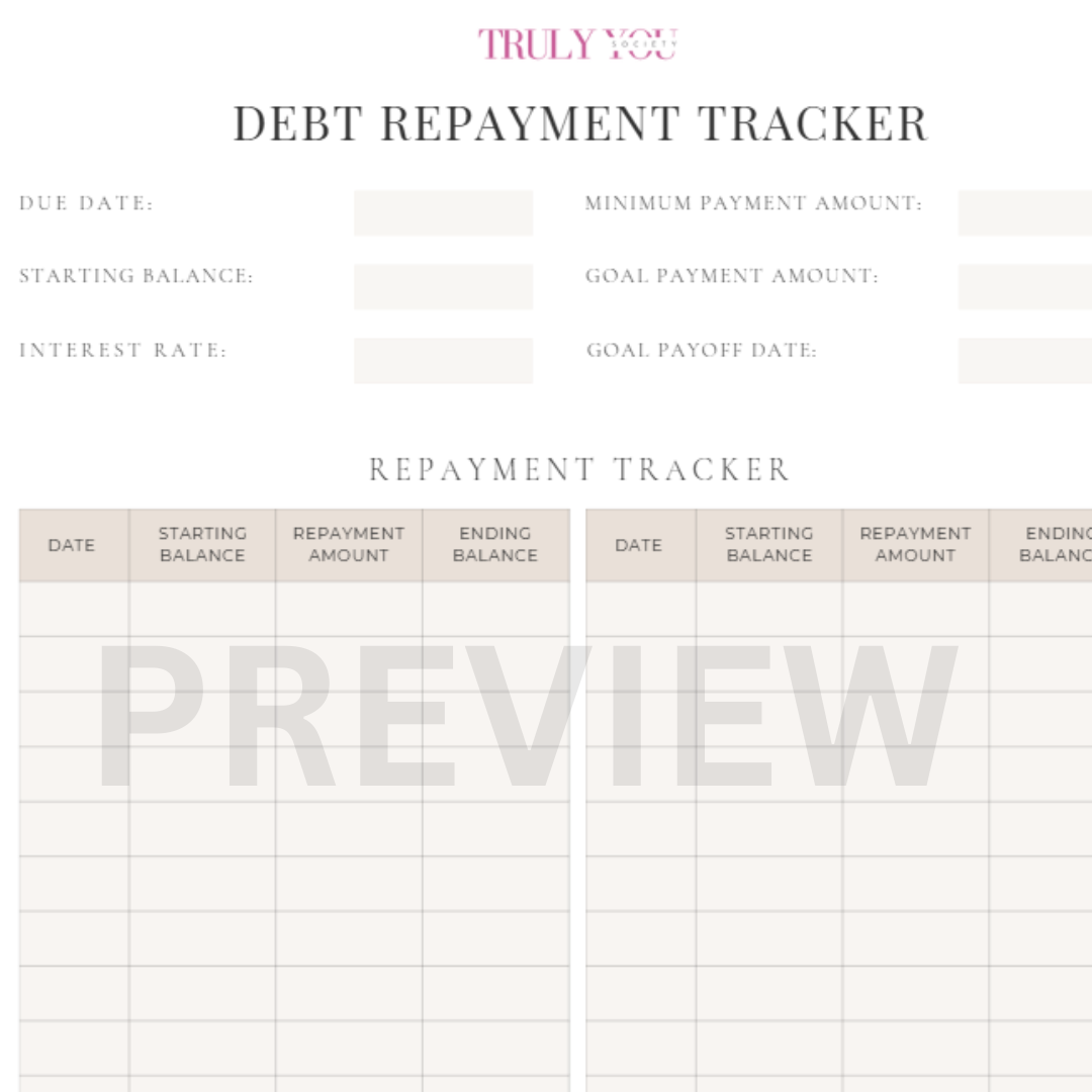 TYS - Debt Tracker
